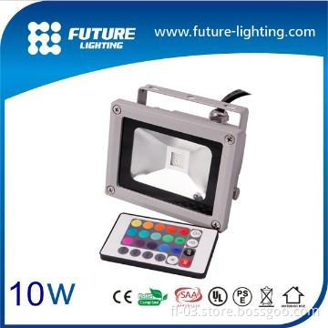 CE RoHs  EMC PSE SAA approval 10W RGB high power outdoor flood light
